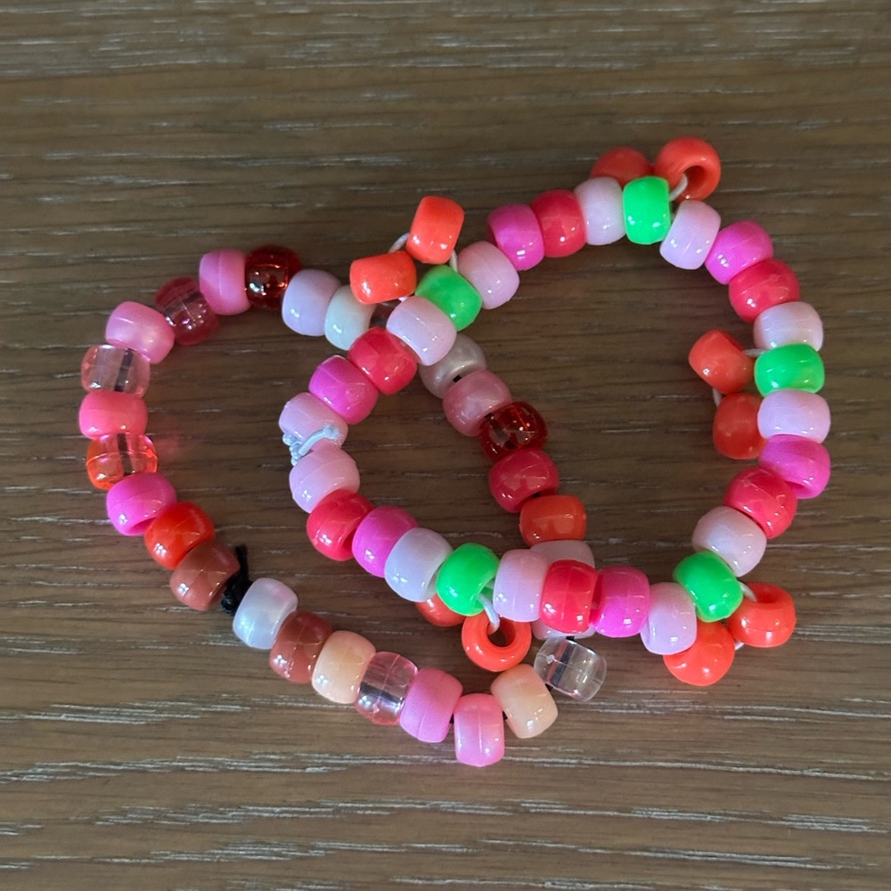 Colorful handmade Beaded Kids Bracelets